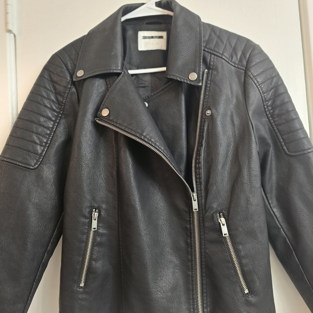 Noisy May Black Quilted Moto Jacket
